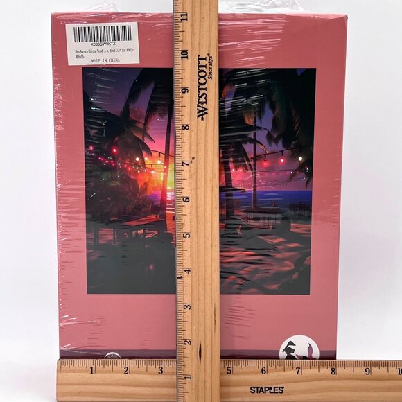 MYS Aurora Sunset Beach 200 Piece Jigsaw Puzzle For Adults Kids MDF Wood 9"X12" - Picture 10 of 16